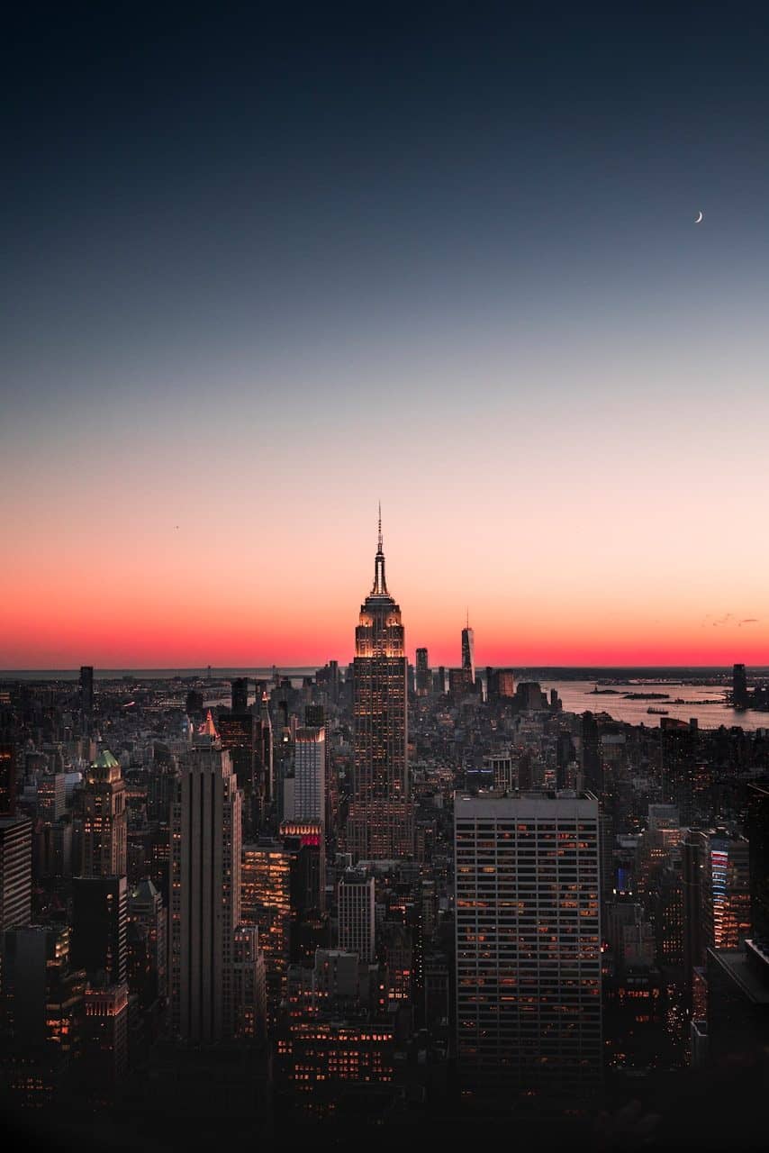 Empire State Building, New York at night